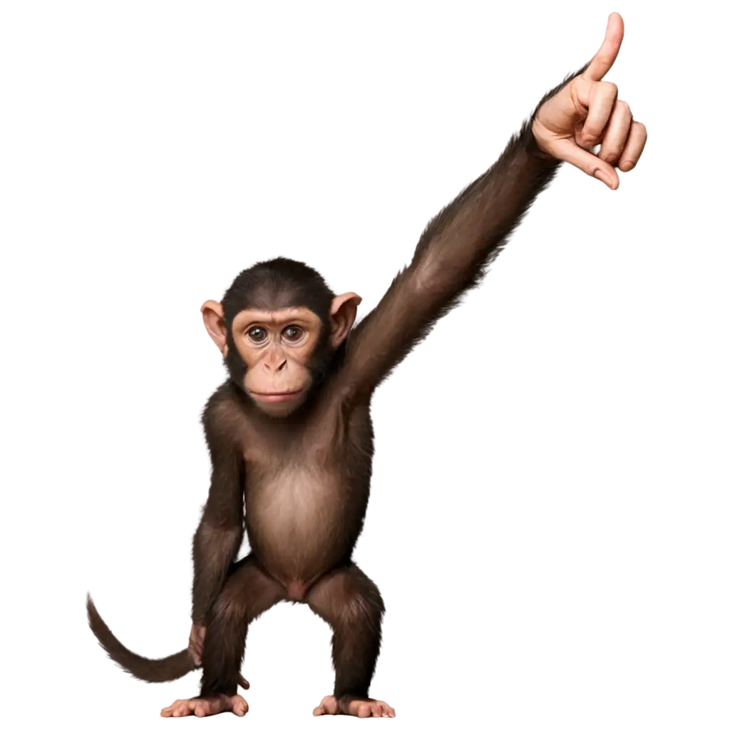 HighQuality-PNG-Image-of-a-Monkey-Thumping-Finger-Enhance-Online-Visibility