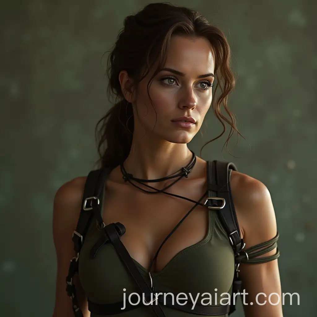 Lara-Croft-Played-by-Sigourney-Weaver-in-Action-Scene