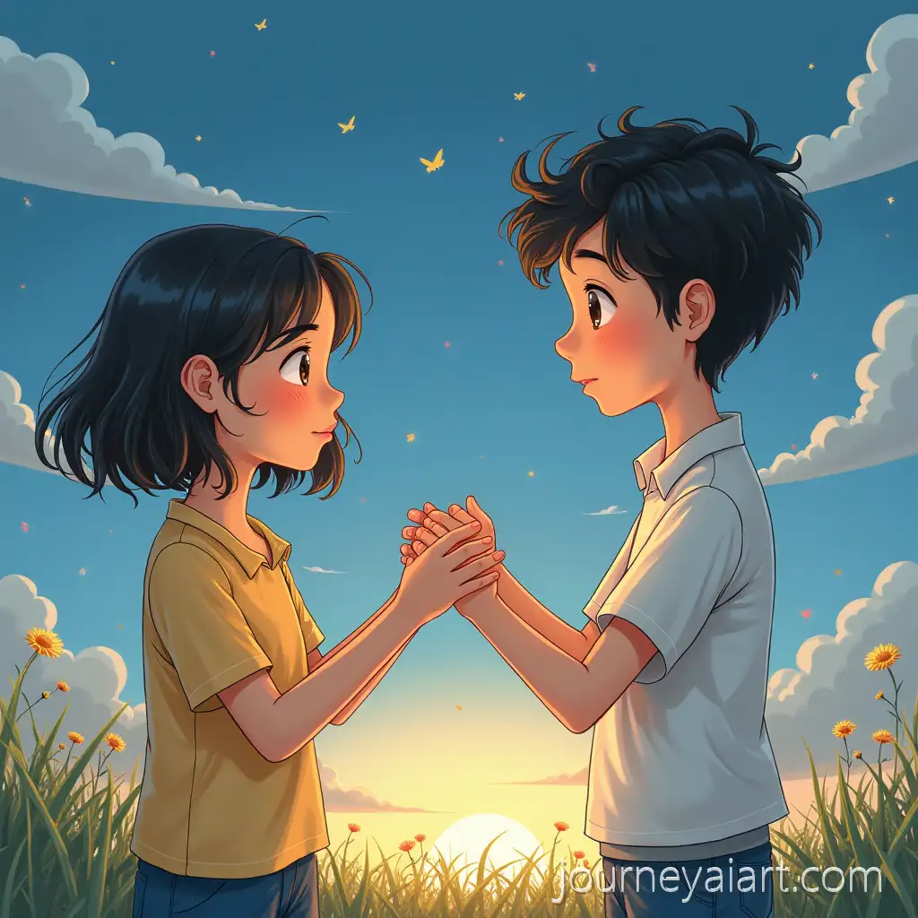 Illustrated-Story-of-a-Girl-Her-Friend-and-a-Guy-in-an-Engaging-Adventure