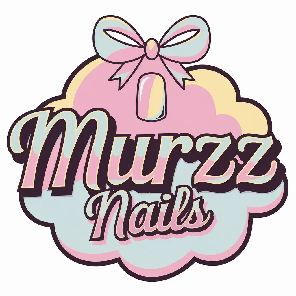 LOGO Design For Murzz Nails Stylish and Modern Nail Technician Logo