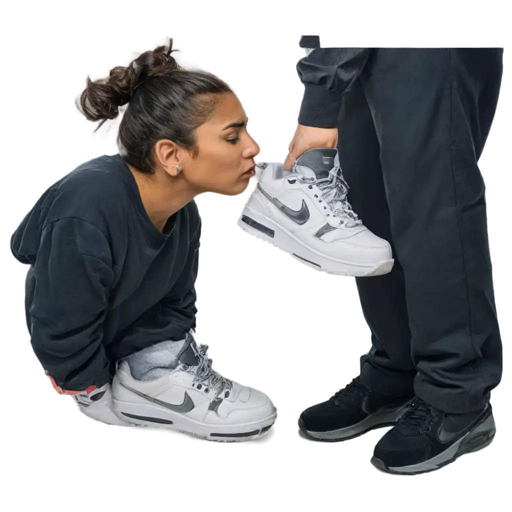 Detailed-PNG-Image-of-a-Person-Smelling-a-Stinky-Sneaker-AI-Art-Prompt-Analysis