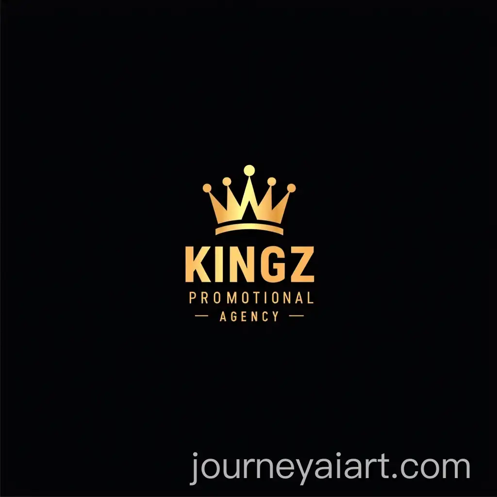 Modern-and-Regal-Logo-for-KINGZ-Promotional-Agency-with-Crown-and-Sleek-Typography