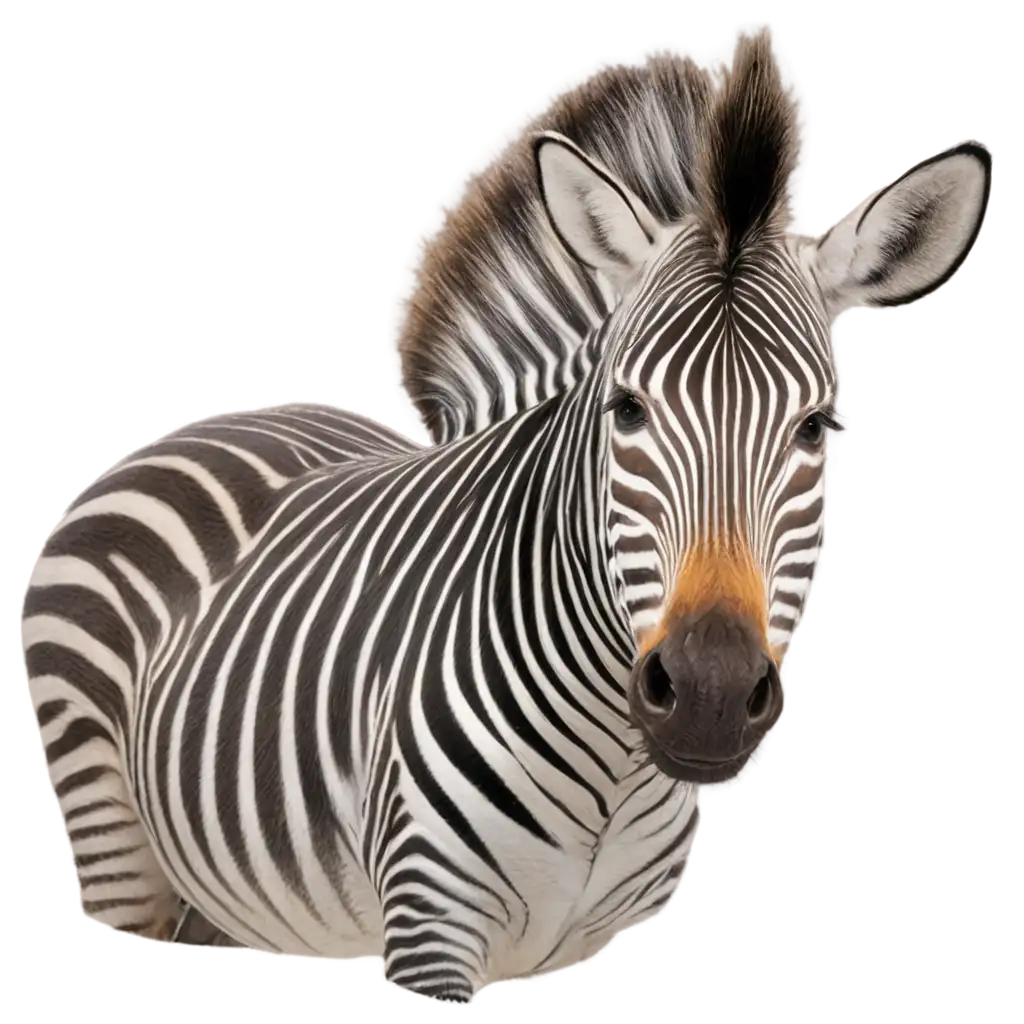 Zebra-Head-with-a-Tuft-PNG-Image-HighQuality-and-Versatile-for-Various-Uses