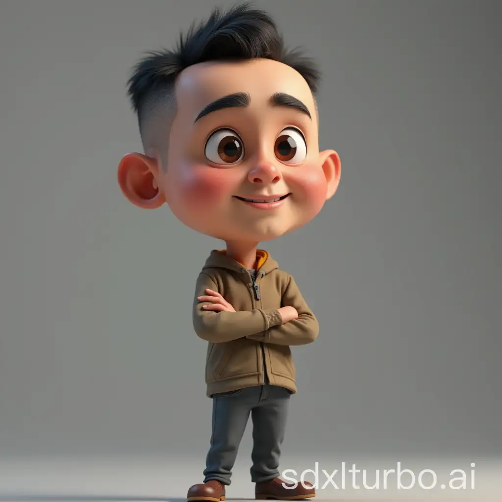 Hyperrealistic-3D-Cartoon-of-a-50YearOld-Indonesian-Man-with-Ideal-Body-and-Dramatic-Lighting