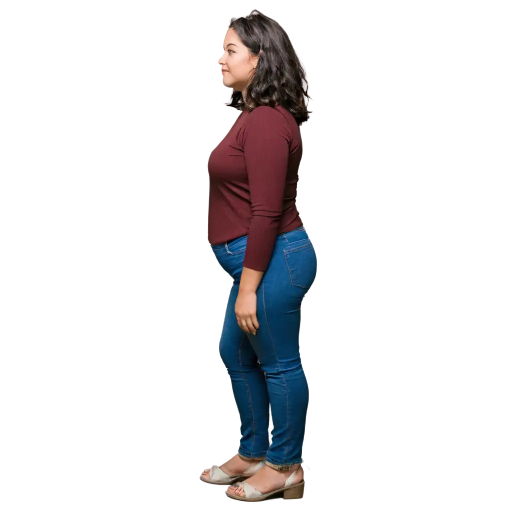 Big-Girl-Side-View-PNG-A-Versatile-Image-for-Various-Applications