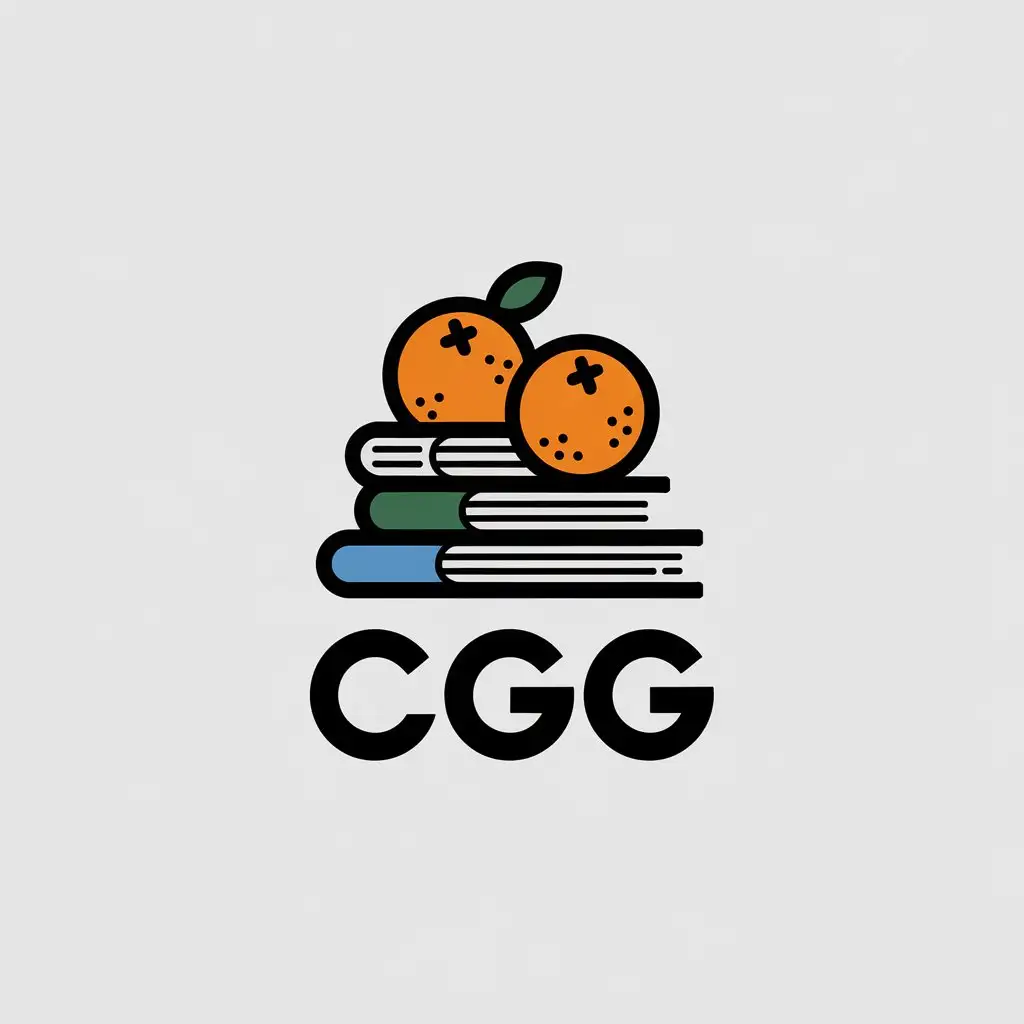 LOGO Design for CG Vector Logo Featuring Oranges Health and Knowledge Theme