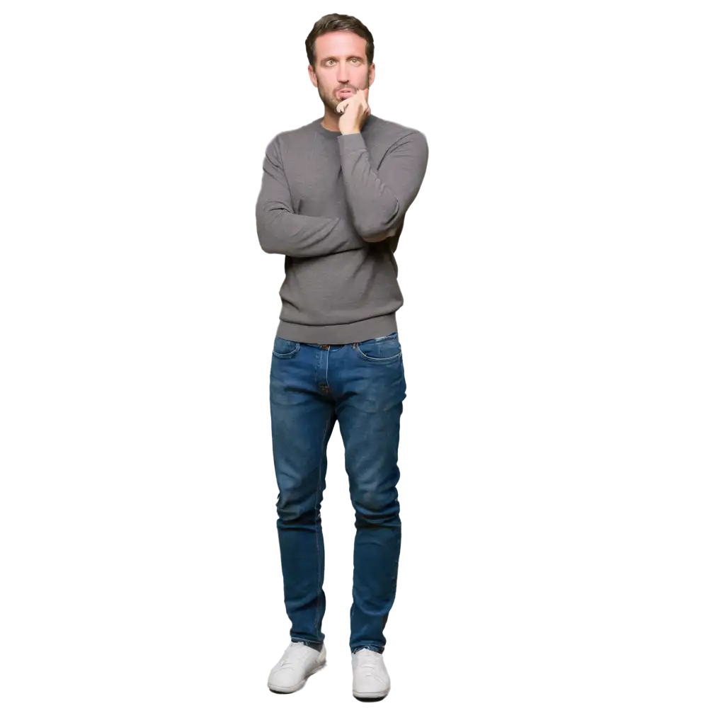 ManPNG-Image-Usage-Scenarios-Standing-While-Thinking-HighQuality-PNG-Image-for-Diverse-Applications