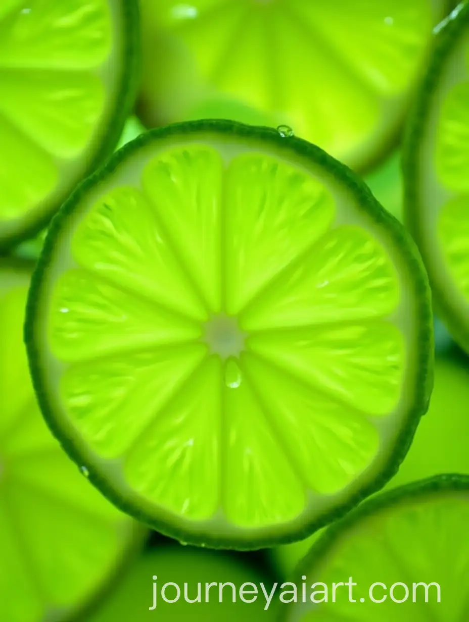 Closeup-of-Fresh-Green-Lime-Slices-with-Water-Droplets