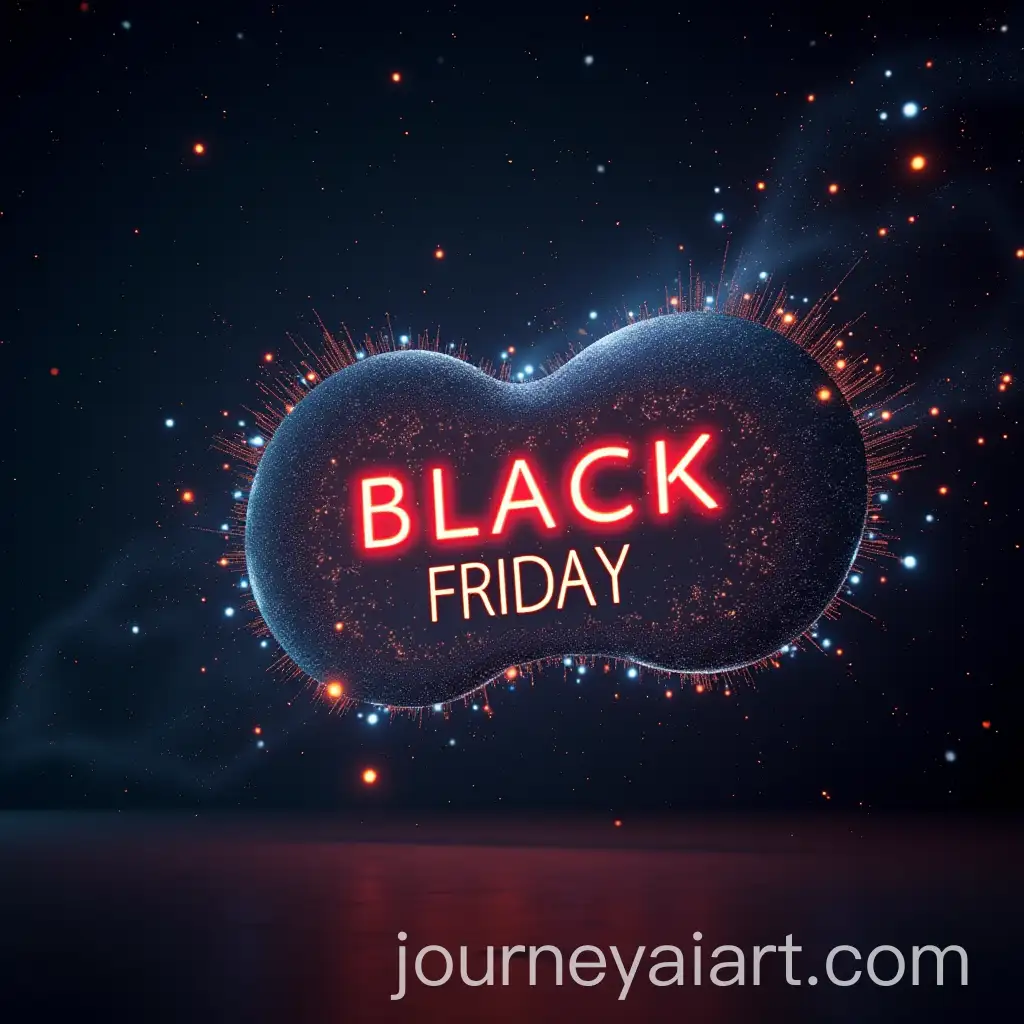 Black-Friday-Kitchen-Tech-Sale-in-a-Cosmic-Galaxy-Setting