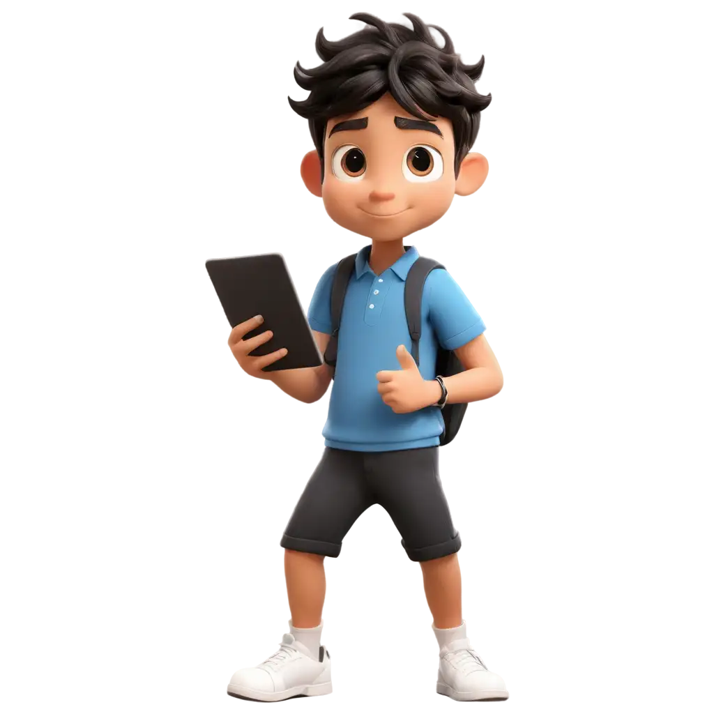 Cartoon-Boy-Student-Streaming-Live-on-YouTube-PNG-Image-for-Enhanced-Online-Engagement