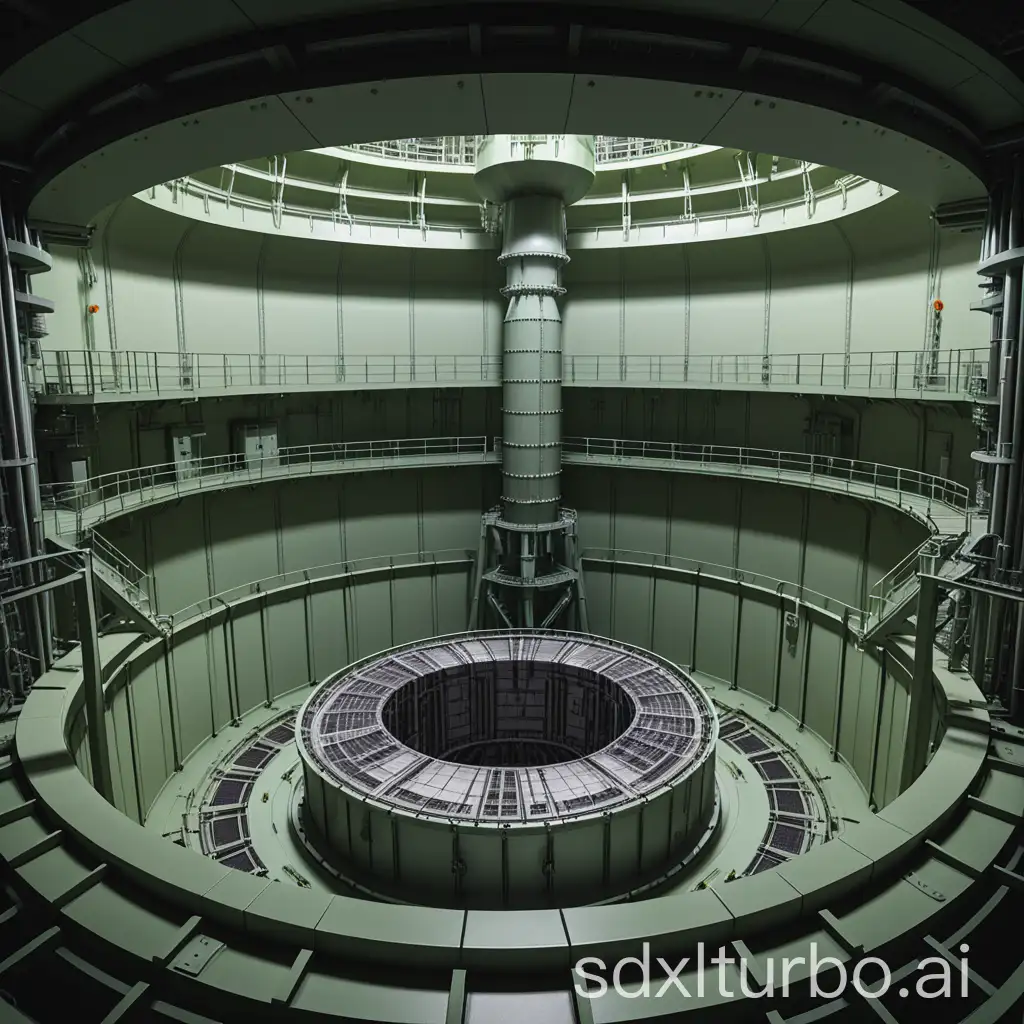 inside of a nuclear reactor