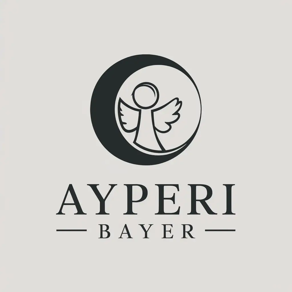 LOGO-Design-for-Ayperi-Bayer-Luna-and-Angel-Theme-in-Moderate-Tones