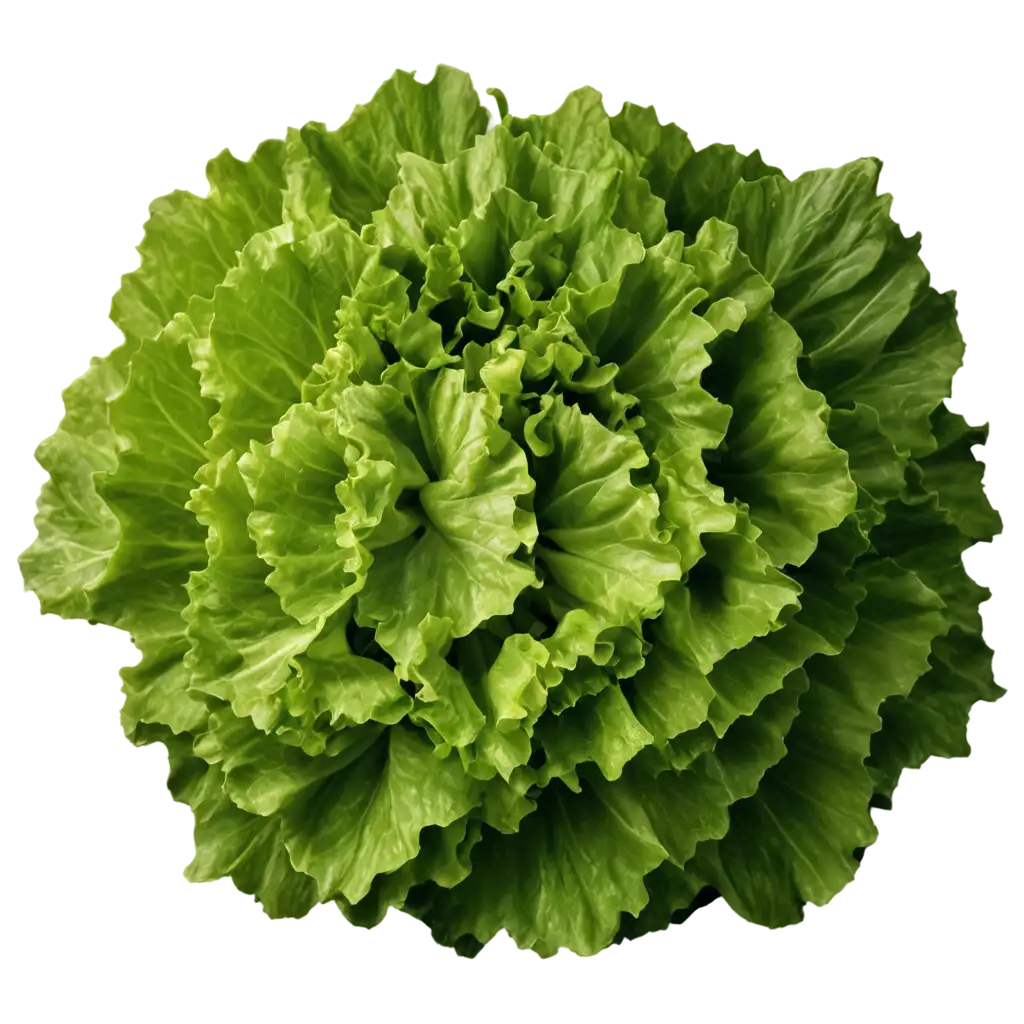 HighQuality-Curly-Green-Lettuce-PNG-Image-for-Versatile-Use