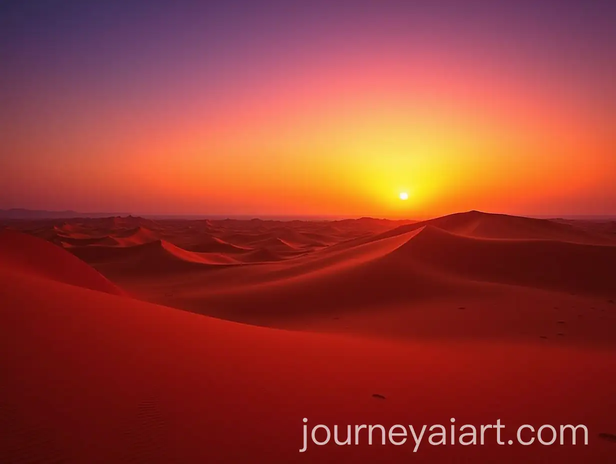 Vibrant-Sunset-Over-Saudi-Arabias-Desert-Dunes