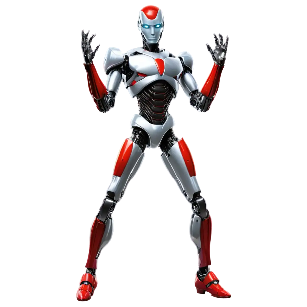 Silver-and-Red-AI-Robot-Villain-Full-Body-PNG-Comic-Book-Style-Artwork-for-HighQuality-Visuals