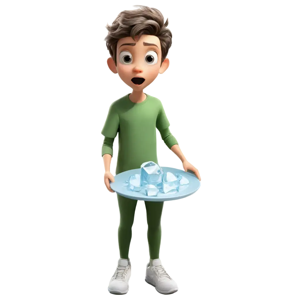 Surprised-Boy-with-Melting-Ice-in-Glass-2D-Cartoon-PNG-Image-for-Creative-Use