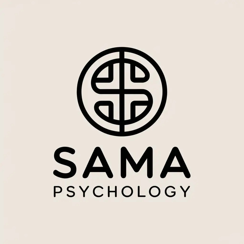 LOGO Design for Sama Psychology Vector Logo with Clear Background