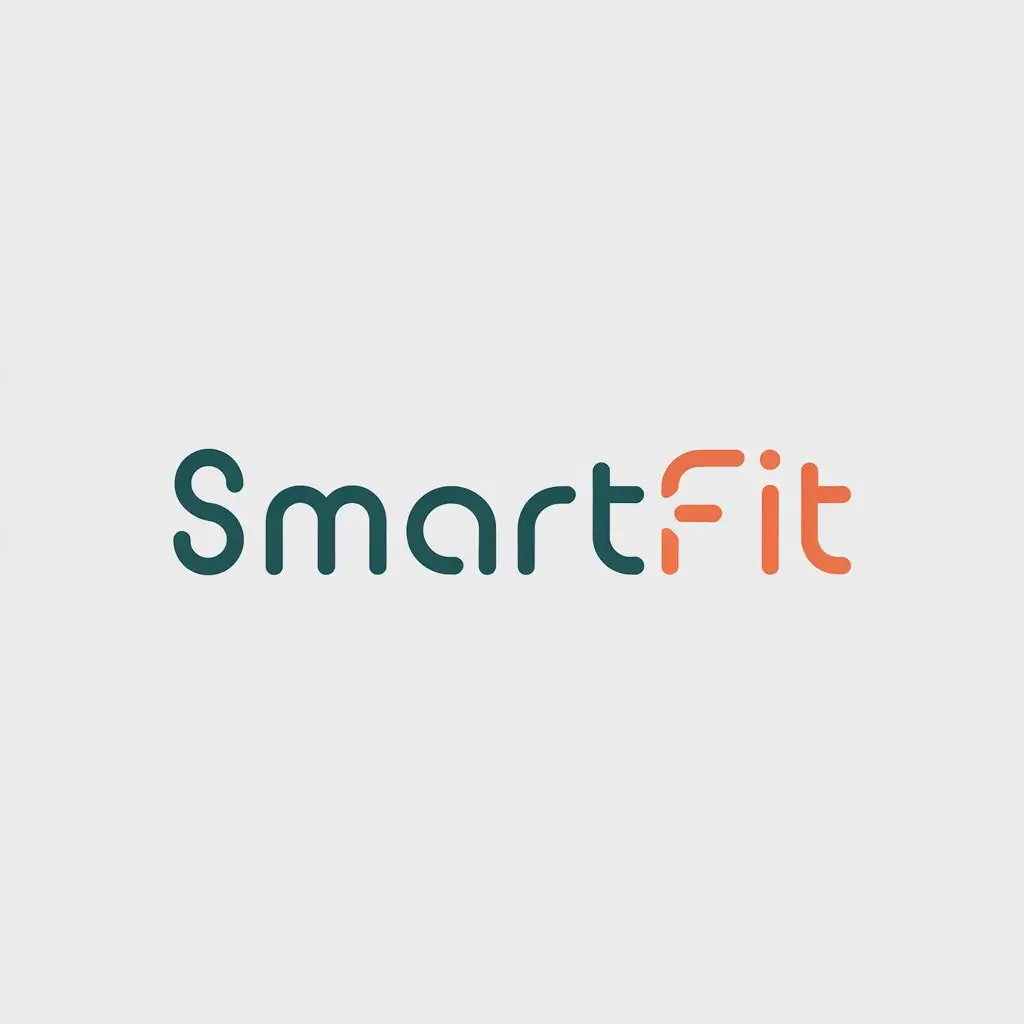 LOGO Design for SmartFit White and Orange with Modern Symbol for the Autres Industry