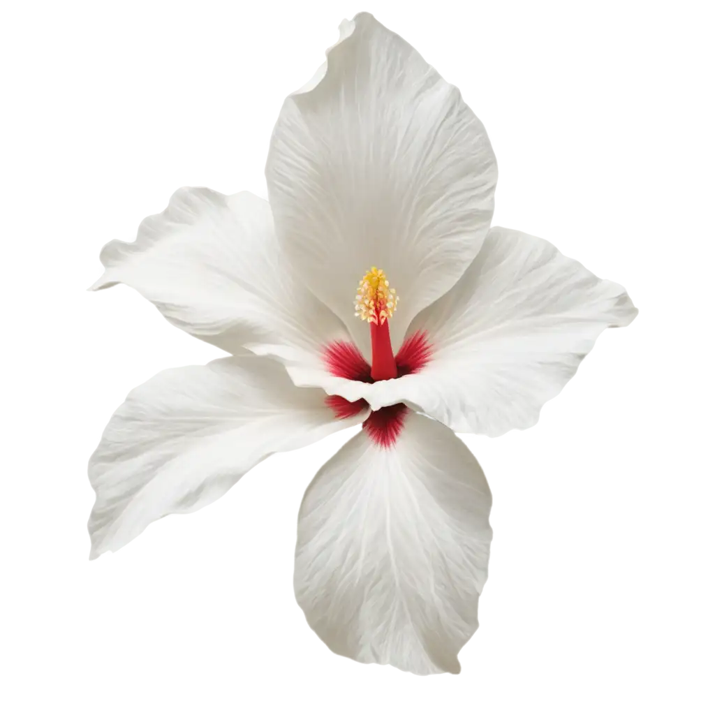 Photorealistic-White-HibiscusPNG-Image-Usage-Analysis-Flower-PNG-Intricate-Detail-and-Clarity-for-Optimal-Visual-Appeal