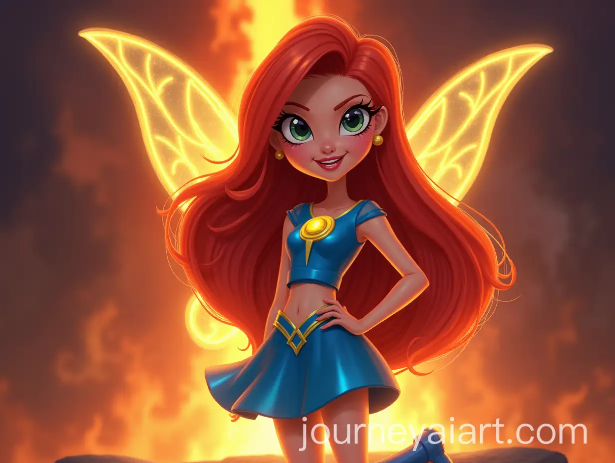 Bloom-from-Winx-in-Blue-Outfit-with-Big-Fairy-Wings-and-Fiery-Background