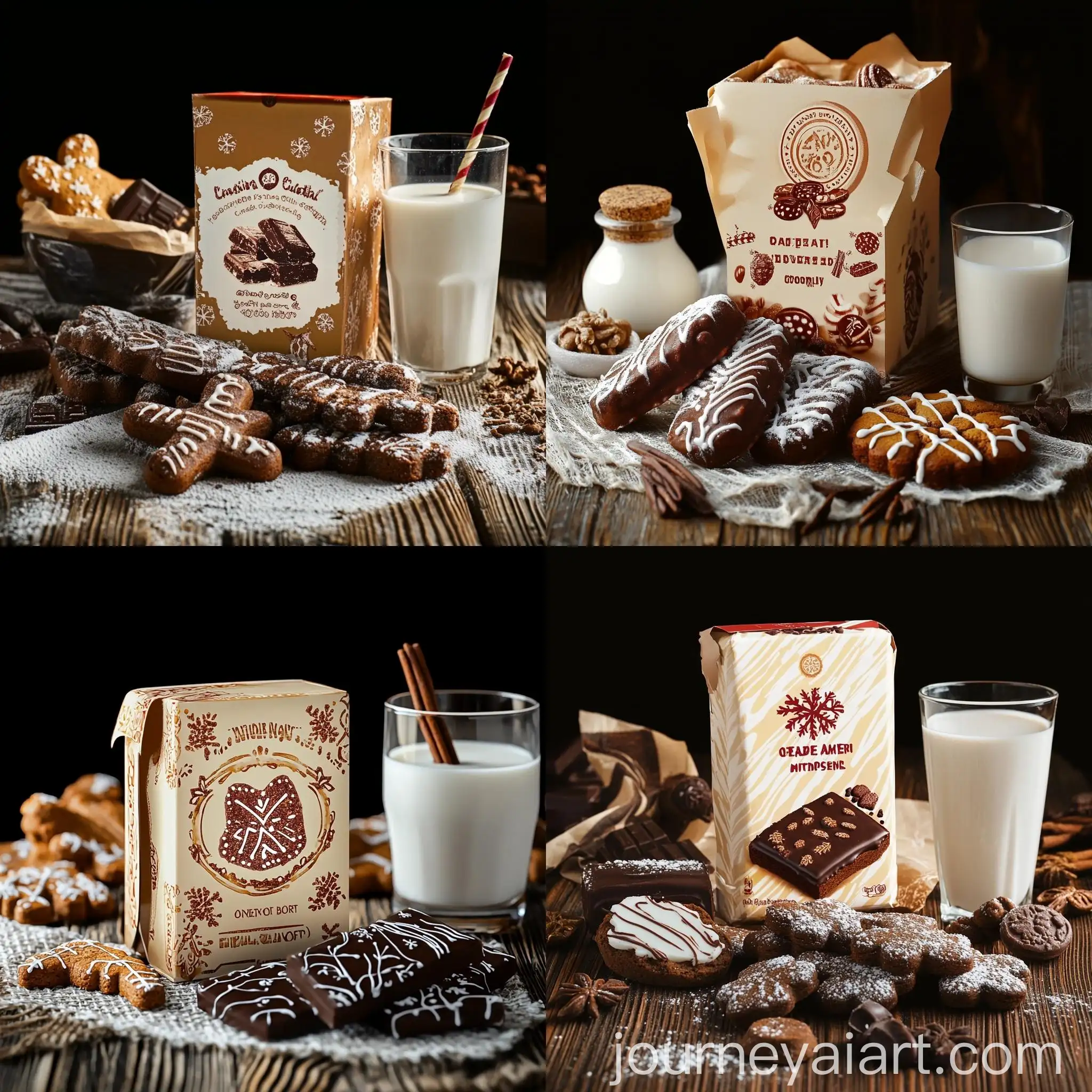 Gingerbread-Box-with-Milk-and-Vanilla-Chocolate-Composition