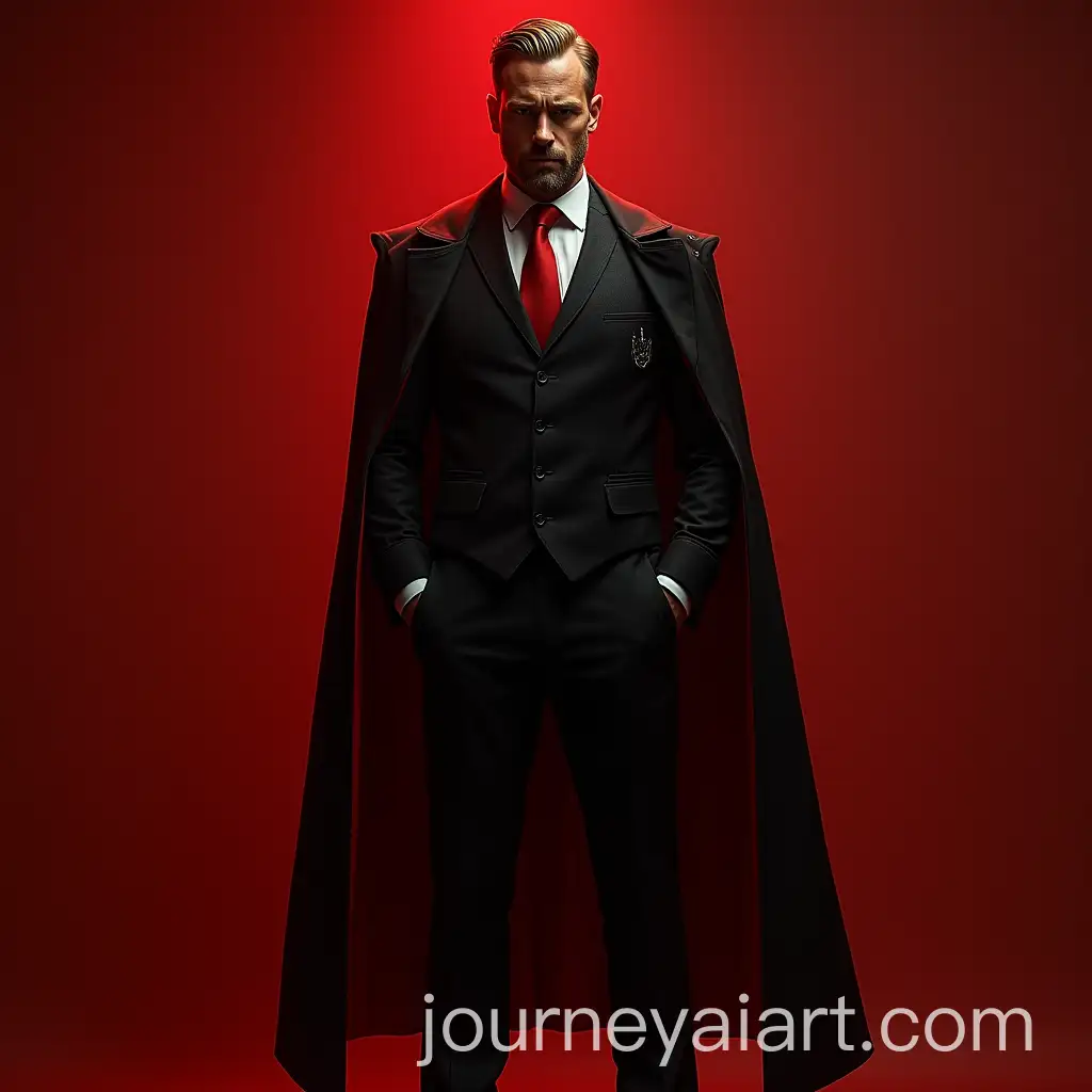 Thanos-in-a-Red-and-Black-Suit-Inspired-by-Belgium