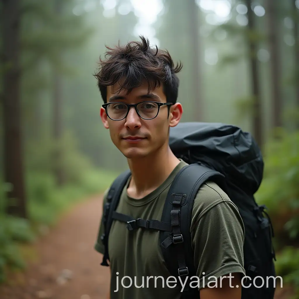 35YearAI-Image-Prompt-ExpansionOld-Male-Hiker-with-Glasses-in-Natural-Outdoor-Environment