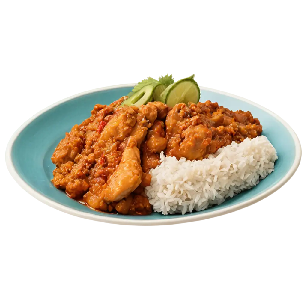 Chicken-Geprek-Nasi-Sambal-PNG-Image-HighQuality-Clarity-for-Food-Art-and-Branding