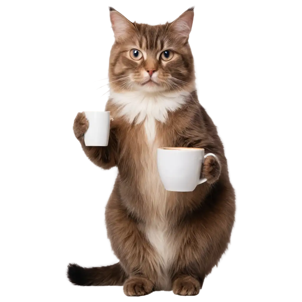 Adorable-Cat-with-Coffee-Mug-PNG-Quirky-and-Charming-Image-for-Web-and-Print