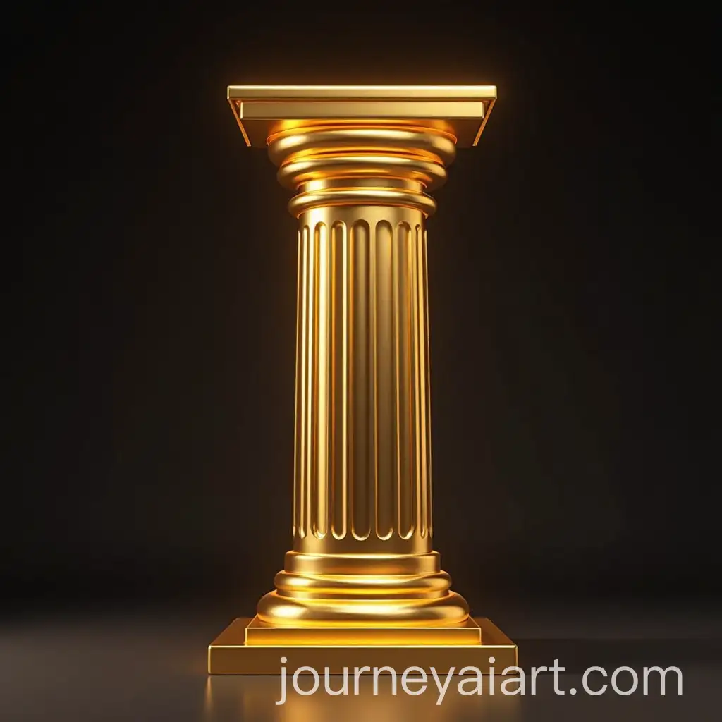 Elegant-Golden-Pillar-Design