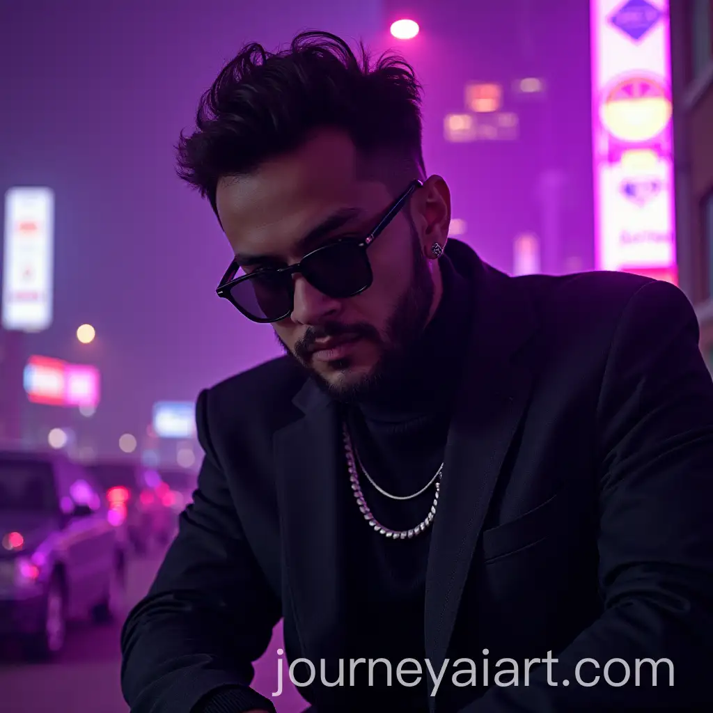 Urban-Purple-Black-and-White-Hits-Spotify-Playlist-Cover-Art