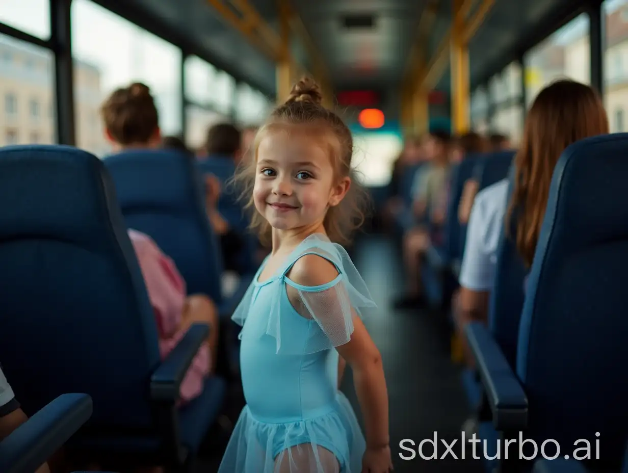 ThreeYearOld-Girl-in-Sheer-Blue-Leotard-on-a-Crowded-Bus