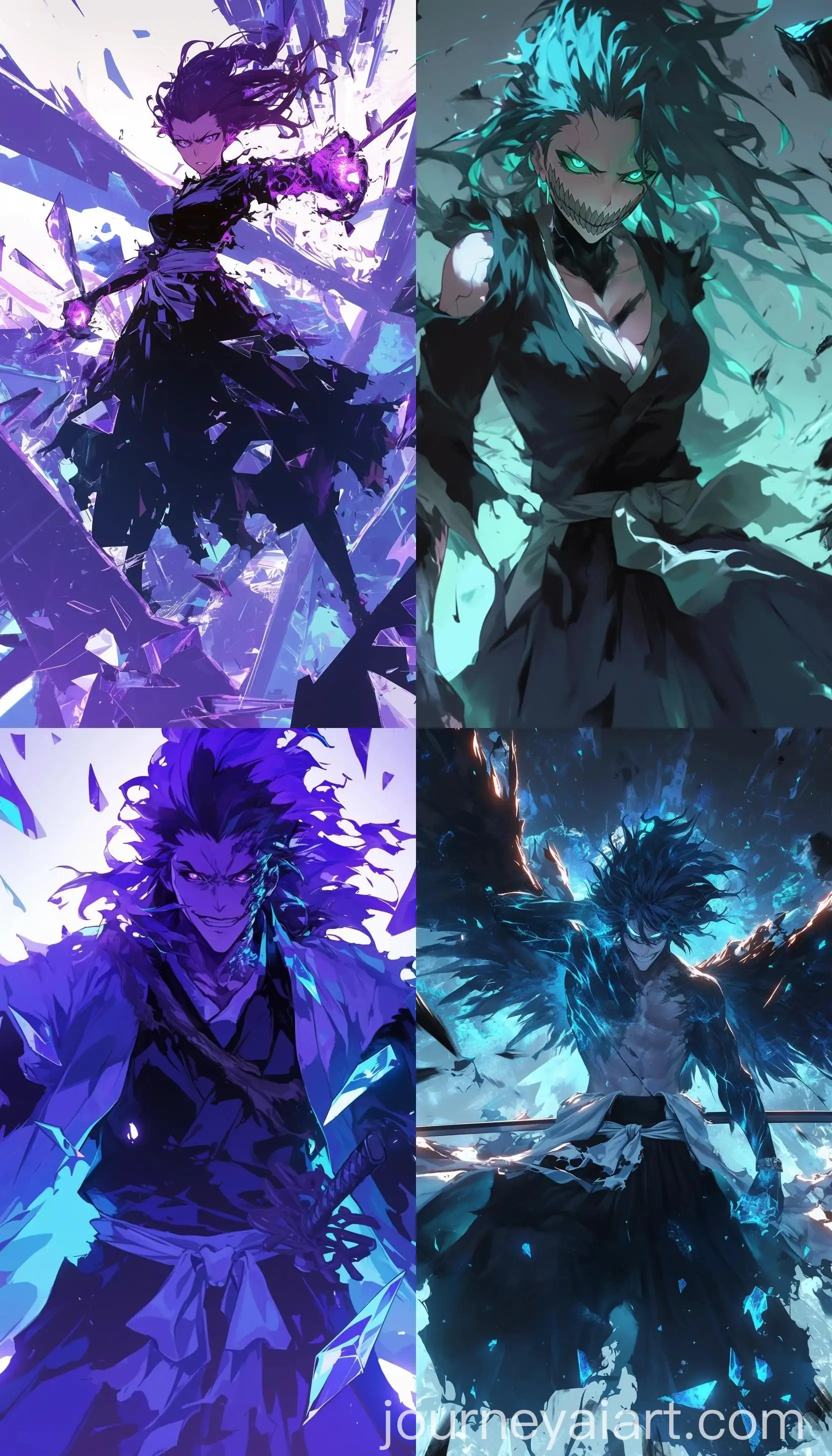 Intense-Manga-Illustration-of-Character-with-Super-Powers-and-Shattered-Glass