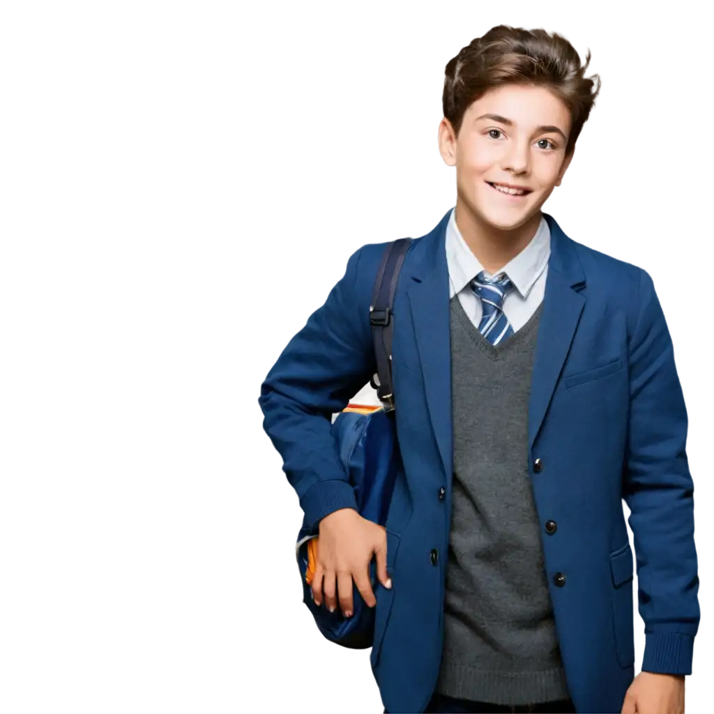 Realistic-PNG-Image-of-a-1517-Year-Old-Boy-in-School-Uniform-High-Quality-and-Clarity