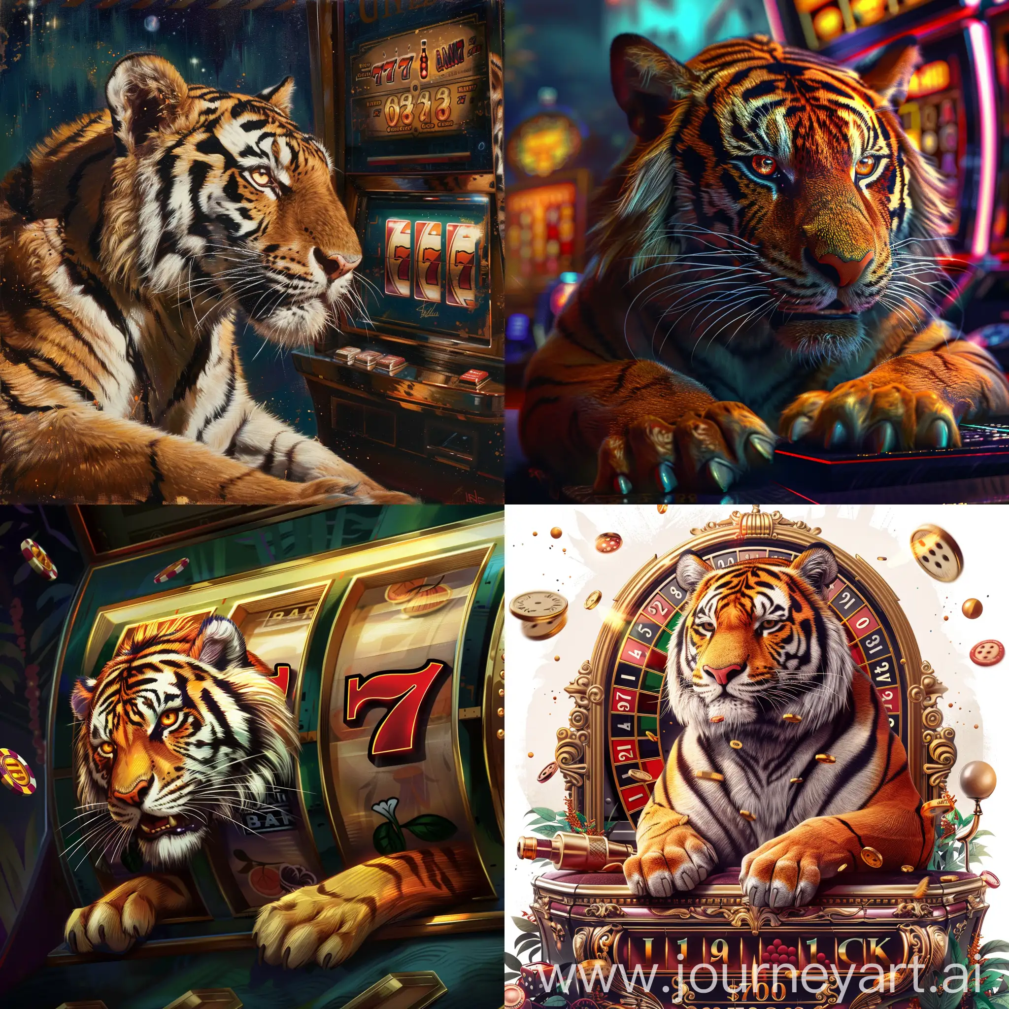 Exciting-Tiger-Slots-Game-Bet-Concept