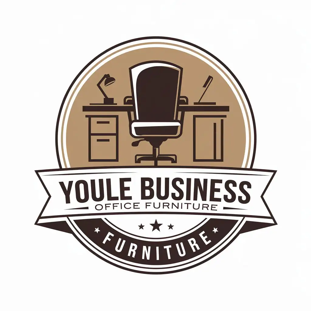 a vector logo design,with the text "youle business office furniture", main symbol:Youle office furniture,Moderate,be used in Home Family industry,clear background