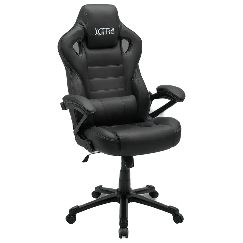 HighQuality-PNG-Image-of-a-Black-Gaming-Chair-for-Ultimate-Style-and-Comfort