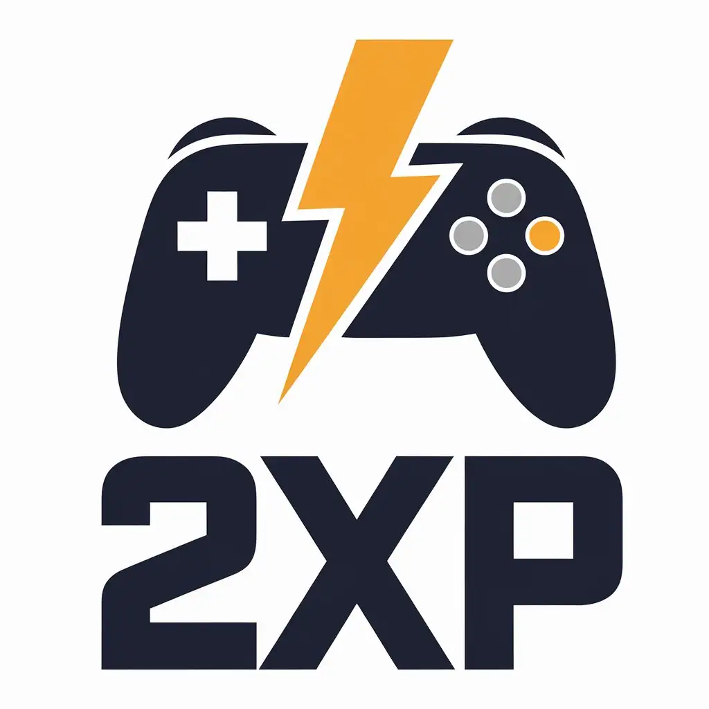 LOGO Design for 2XP GamingInspired with Clean Vector Style and Clear Background