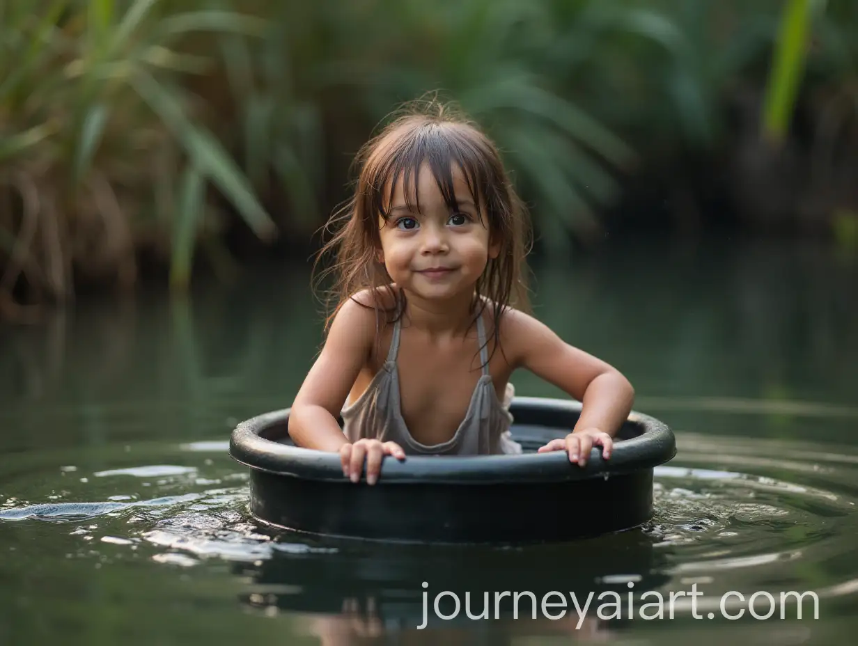 Young-Girl-Swimming-in-a-Pot