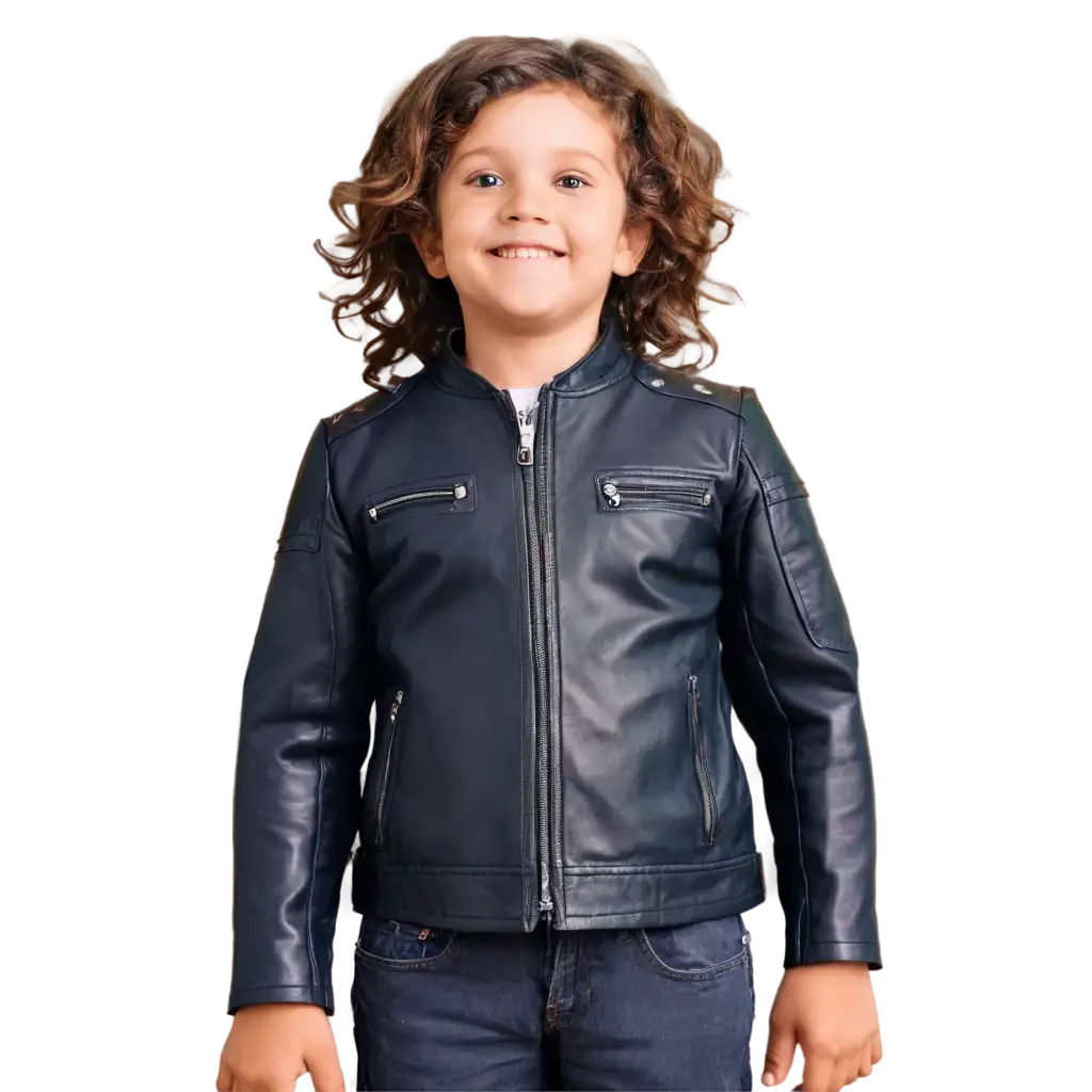 Custom-Leather-Jacket-for-Children-FURRIK-PNG-Image-for-Versatile-Use