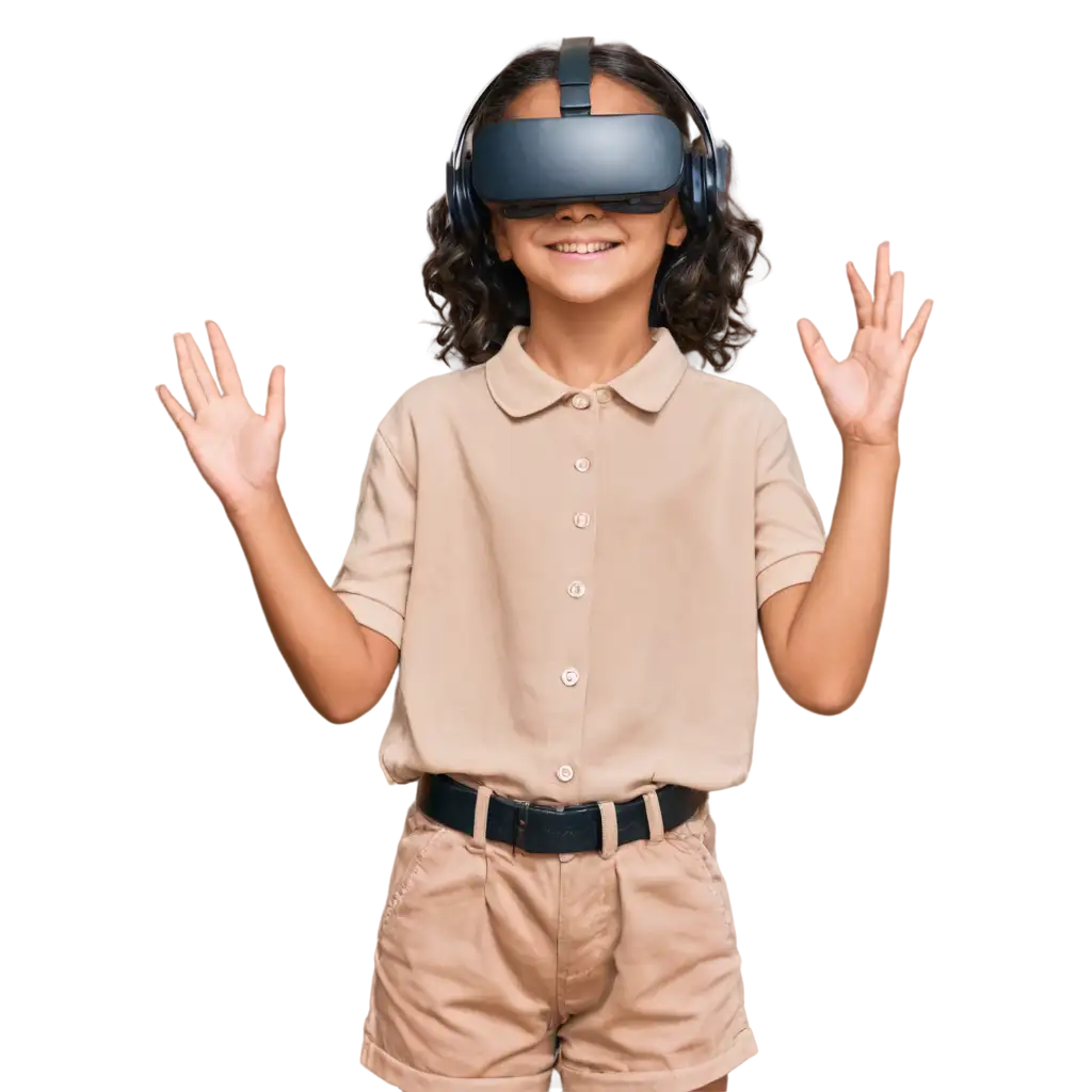 HighQuality-PNG-Image-of-a-Girl-Using-VR-Capturing-Virtual-Reality-Experiences