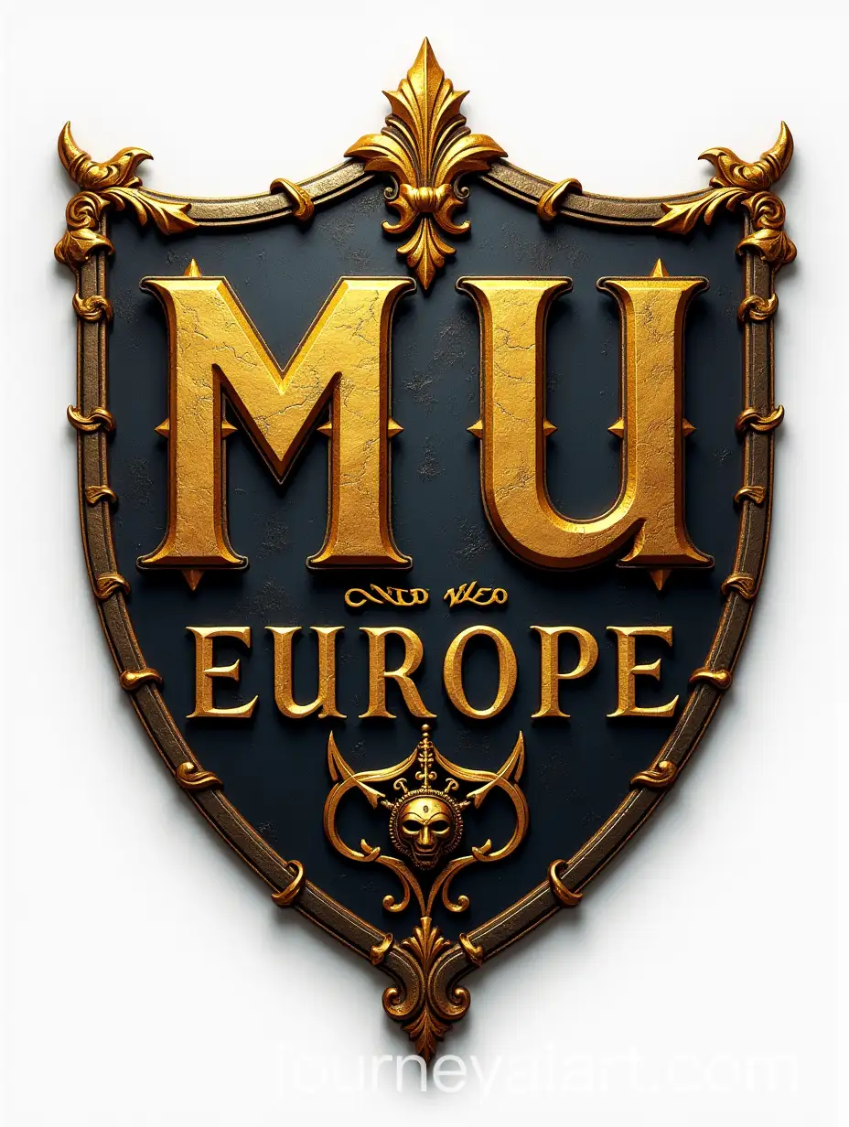 Medieval-Logo-Design-Featuring-Golden-Accents-Over-European-Map