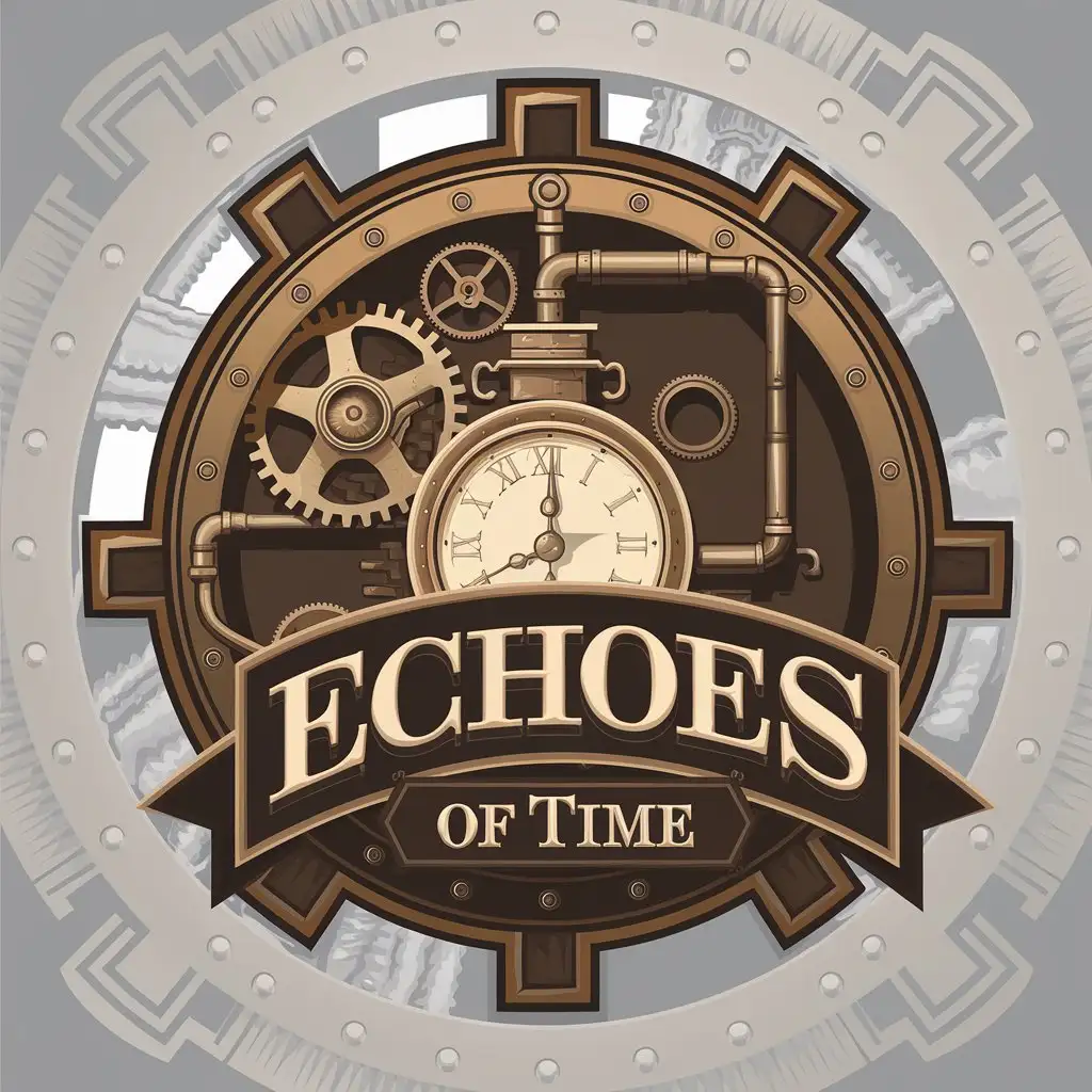 LOGO-Design-for-Echoes-of-Time-Steampunk-Escape-Room-Game-with-Clear-Background