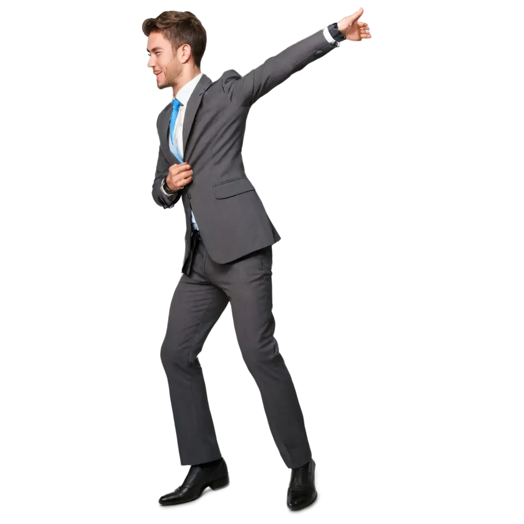 A dancing sales rep