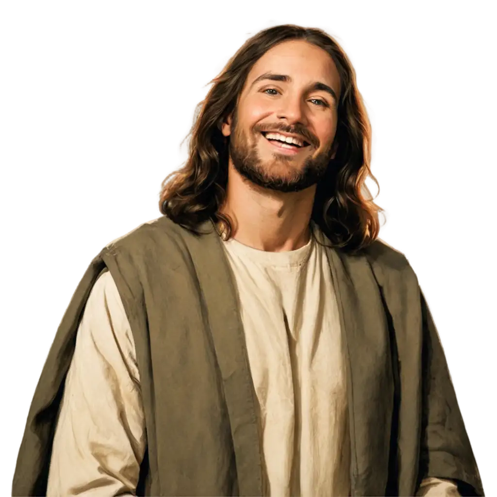 Jesus-Smiling-PNG-Image-Capturing-Serenity-and-Joy-in-HighQuality-Format
