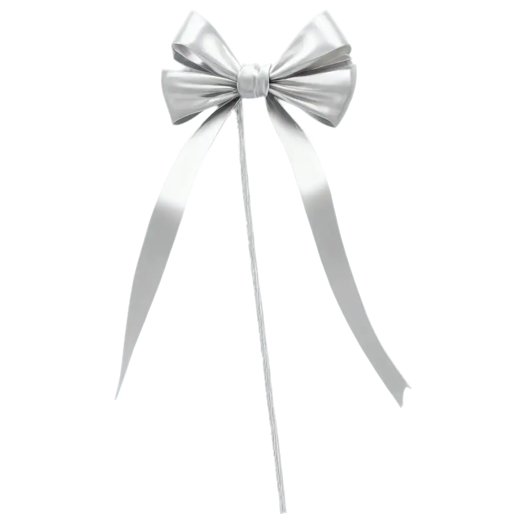 BOW-3D-Silver-PNG-HighQuality-Render-for-Design-and-Branding