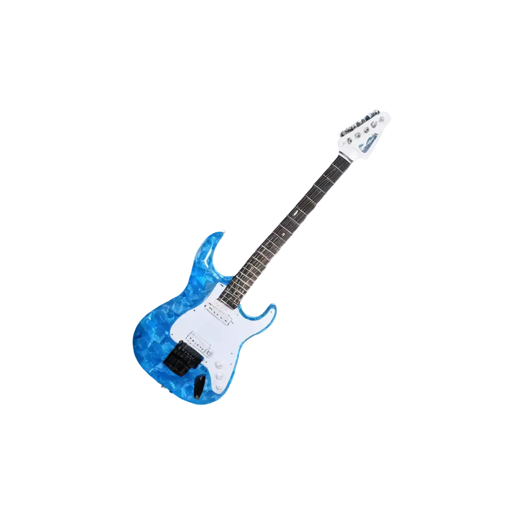 Crystal-Clear-Waterlike-Blue-Electric-Guitar-PNG-A-Stunning-Visual-Asset-for-Creative-Projects