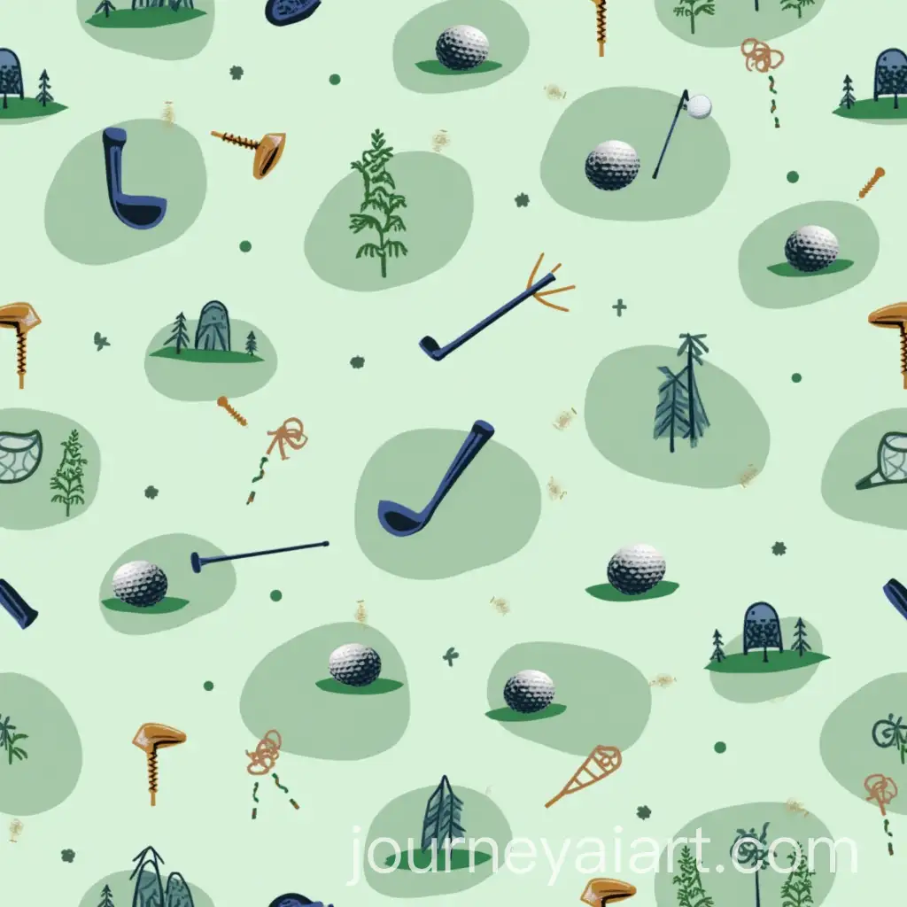 Elegant-GolfThemed-Seamless-Pattern-in-Muted-Greens-and-Navy-Blues