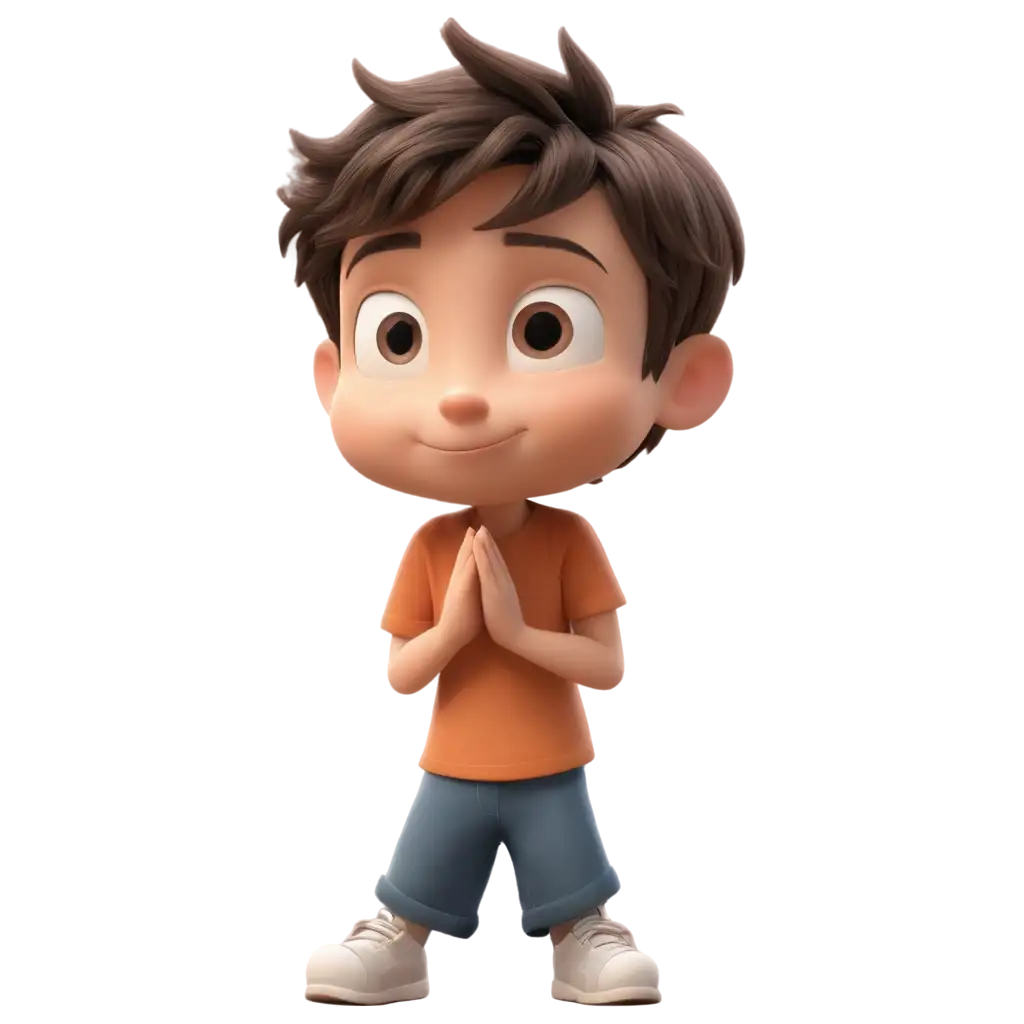 Animated-Cartoon-Boy-Pray-PNG-Image-Creative-Illustration-for-Online-Content