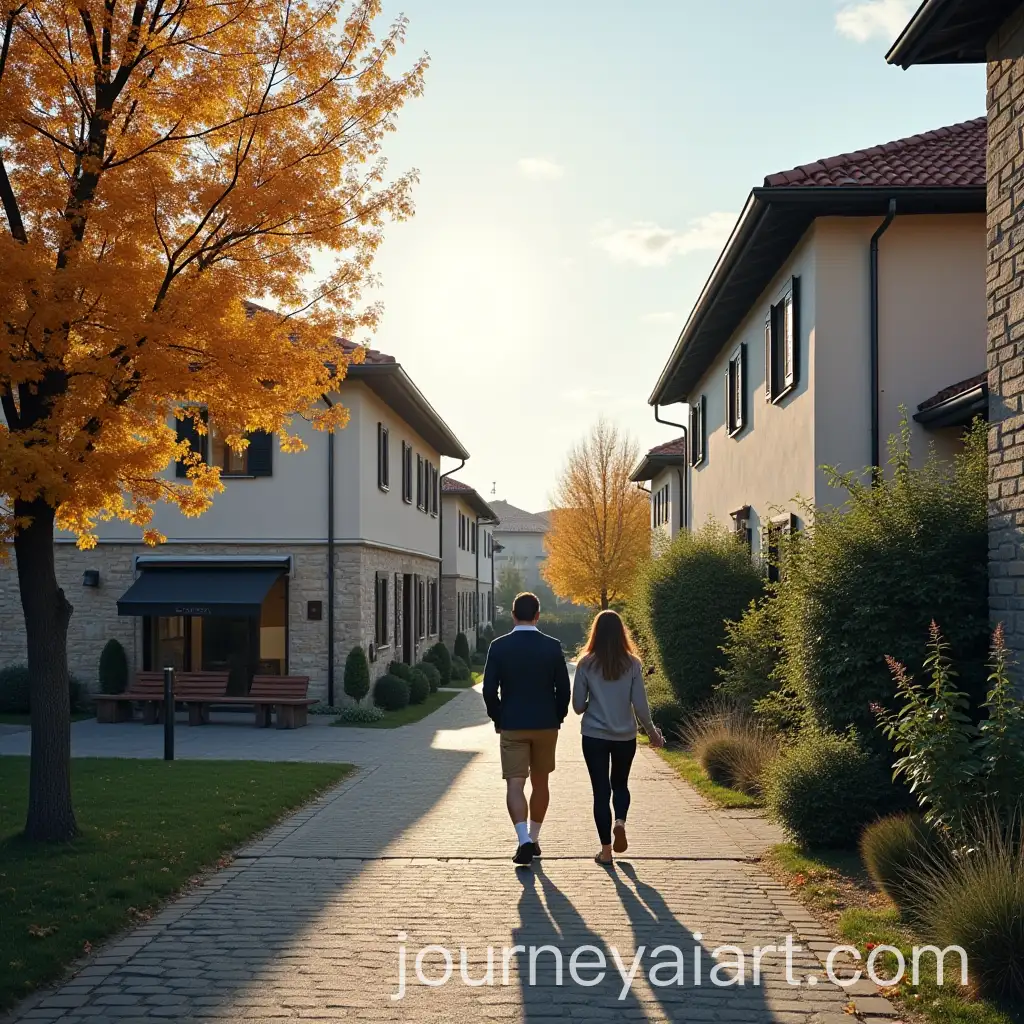 People-Walking-in-Arese-Small-Town-Near-Milan